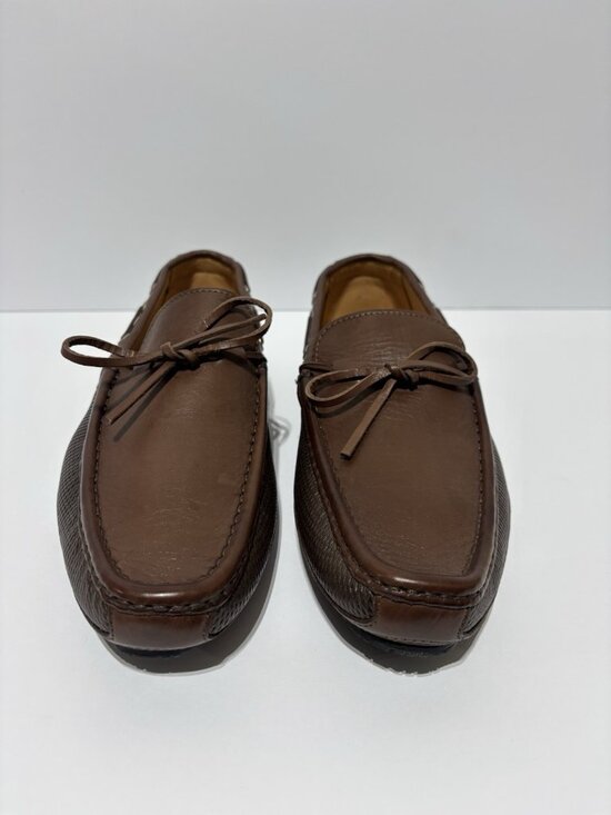Jay Kaplan Men’s Brown Leather Slip-On Loafers, Size EUR 41, US 8 M main image 5